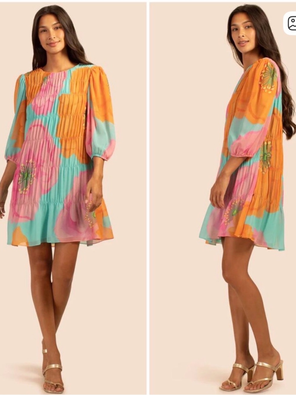 Trina Turk Floral Mini Dress